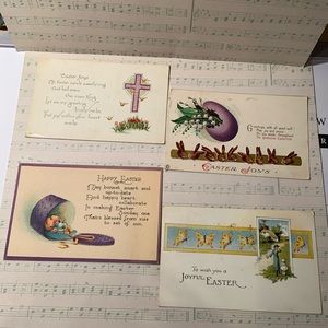 Lot of Antique Easter Postcards 🐰💐